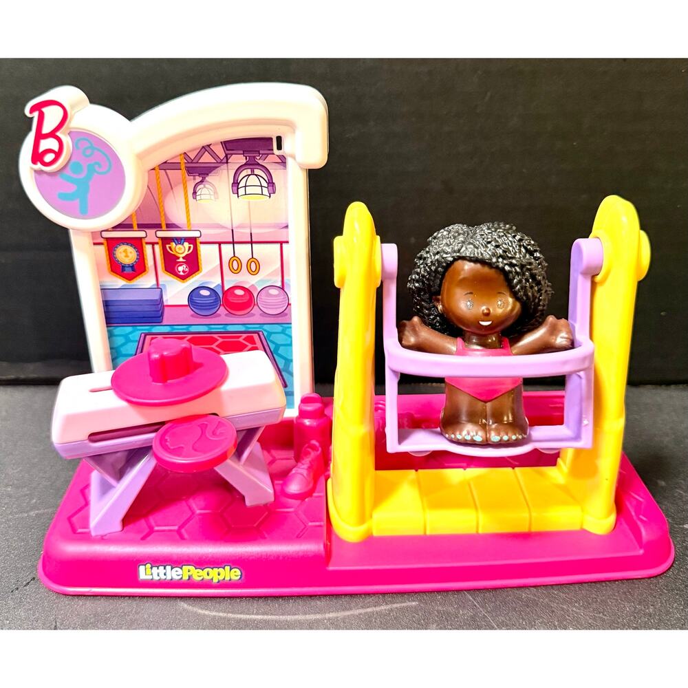 Fisher-Price Little People Barbie You Can Be Anything Gymnast Playset